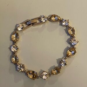 Givenchy Rose Gold Crystal Bracelet